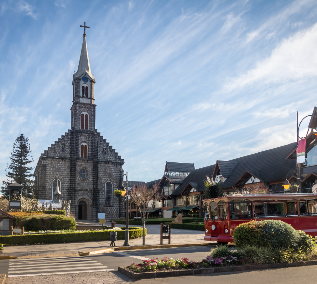 Gramado em agosto